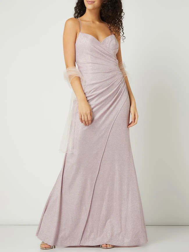 Luxuar Abendkleid Mit Glitter-Effekt Und Ombré - Rosa 5 Luxuar Abendkleid Mit Glitter-Effekt Und Ombré - Rosa – Bild 5