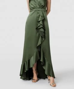 TROYDEN COLLECTION Abendkleid Mit Volants - Olivgrün -Vera Wang Shop 618ksghl8cp46ia784rlcc2595a4ie219l1kiiq6695ksh1naha4ciho9d7j2j2cakq58dpk74r4kcq7aoo68e1i60pj2oj66gsm6dhk6tijae32c9gjid9i69j32chgchi3gco
