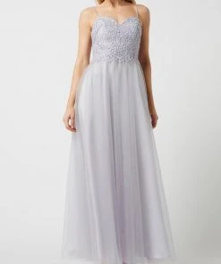 Laona Abendkleid Aus Spitze Und Chiffon - Hellblau