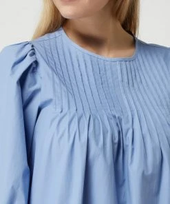 Second Female Kleid Mit Biesen Modell 'Ula' - Bleu -Vera Wang Shop 6514qi2g617k8c1gah446i2l6h242dq86kp4ukhm755k4dhm918k8gphakp50h9naoql8la29p8l0gim70o36cb36sqj0cpoc4om6d9k68q64e9ichhmadpjc4pj4pj56cqm8og