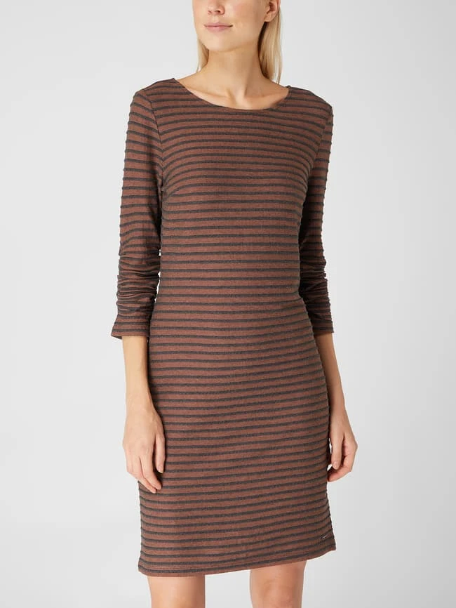 Tom Tailor Denim Kleid Mit Viskose-Anteil - Mittelbraun 4 Tom Tailor Denim Kleid Mit Viskose-Anteil - Mittelbraun – Bild 4