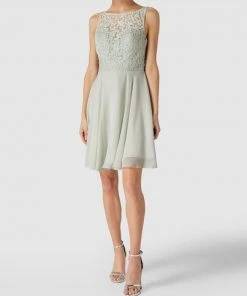 Laona Cocktailkleid Mit Floralen Stickereien - Mint