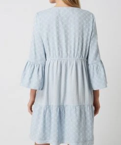 SUMMERY Copenhagen Kleid Mit Kufiya-Muster Modell 'Zoe' - Hellblau -Vera Wang Shop 65aksgib9sp3giij75542ii584pl8daia964kc1p60rl0j9h6p8k8iaeaco36cpi6cs36iqj68p3ei9j64o36e9h69gjacb1copmad9k69h3co9j61j6coj168r66dj36oom8e0
