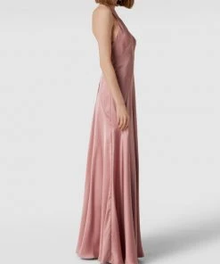 Mascara Abendkleid Mit V-Ausschnitt - Rosé