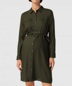 Mamalicious Knielanges Kleid Mit Taillengürtel Modell 'LIA' - Khaki -Vera Wang Shop 691kohi99gpjcca564r3gjim9t136gi26taj8c299h7k2e9mal9jegqd954keghia524mhi66934ajah893m8d3275i38p33cphmcc9k71i32o9l69hm6c9p6pgjeoho6opj4e8