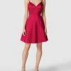 Luxuar Cocktailkleid Mit Spaghettiträgern - Pink
