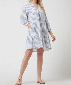 SMASHED LEMON Kleid Aus Viskose - Hellblau