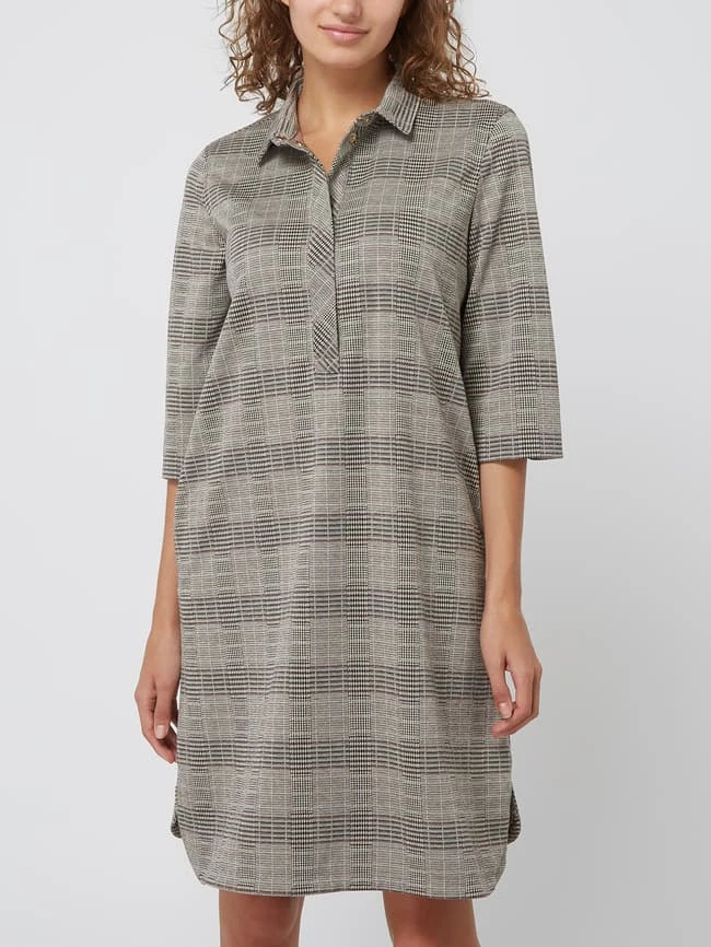 Esprit Collection Kleid Mit Glencheck-Muster - Hellgrau 4 Esprit Collection Kleid Mit Glencheck-Muster - Hellgrau – Bild 4