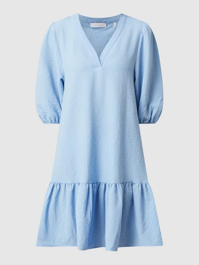 Rich & Royal Kleid Aus Krepp - Rauchblau 2 Rich & Royal Kleid Aus Krepp - Rauchblau – Bild 2