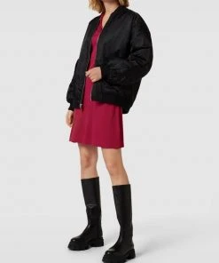 Esprit Knielanges Kleid Mit V-Ausschnitt - Kirschrot