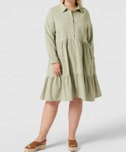 KAFFE Curve PLUS SIZE Knielanges Kleid Mit Umlegekragen - Lindgrün -Vera Wang Shop 6gr4ilif913k2h2f70ol0h1l61aj6gi26h1j4hamago54d2aal650i9i6d452e9na91k6c2i6p84ad1k6l3j8cr16cq38c9i60pm4dpk6oojae34cpi30e1n64rmceb1c8r3gpg