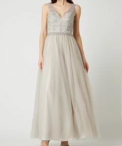 Mascara Abendkleid Aus Tüll - Sand