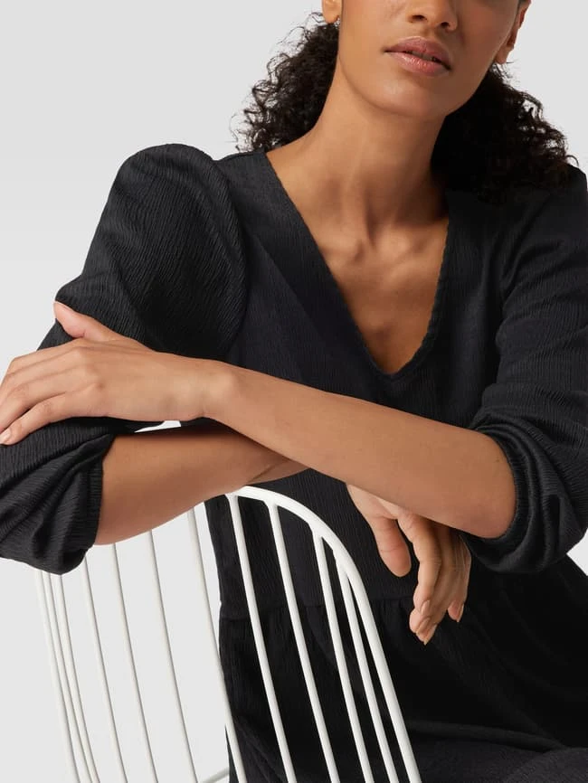 Vila Minikleid Mit Allover-Muster Modell 'Vicaia' - Schwarz 3 Vila Minikleid Mit Allover-Muster Modell 'Vicaia' - Schwarz – Bild 3