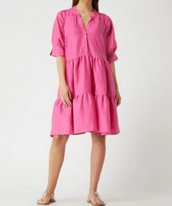 (The Mercer) N.Y. Kleid Aus Leinen - Pink