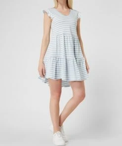 Only Minikleid Mit Streifenmuster Modell 'May' - Hellblau