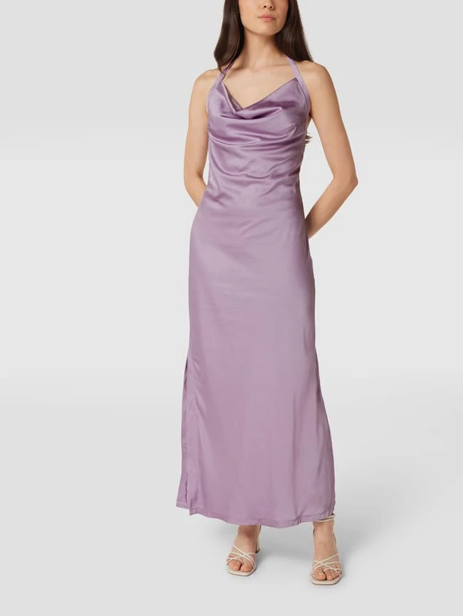 Paradi Abendkleid Mit Wasserfall-Ausschnitt - Flieder 4 Paradi Abendkleid Mit Wasserfall-Ausschnitt - Flieder – Bild 4