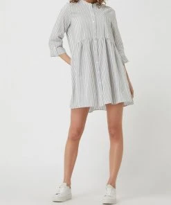 Only Blusenkleid Mit Streifenmuster Modell 'Ditte' - Schilf