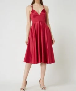 Jake*s Cocktail Cocktailkleid Aus Satin - Pink
