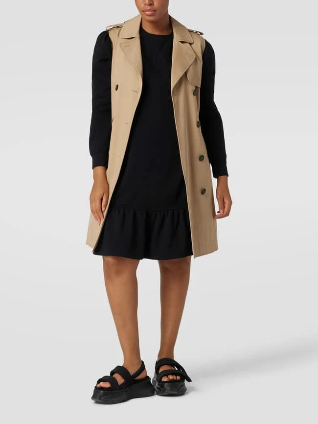 Lauren Ralph Lauren Curve PLUS SIZE Knielanges Kleid Mit Volants Modell 'Zoaltin' - Schwarz 1 Lauren Ralph Lauren Curve PLUS SIZE Knielanges Kleid Mit Volants Modell 'Zoaltin' - Schwarz