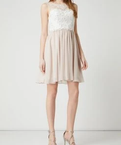 Laona Cocktailkleid Aus Tüll Und Chiffon - Beige