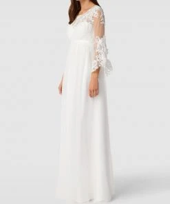 Luxuar Abendkleid Mit Spitzenbesatz - Offwhite -Vera Wang Shop 74o32hi3a0ojakhg952jecim959j4di26h8k4gqh6grkccqd9t4jaea9693jgkad88rj4eah8p6j2cqja0o3eor46ss36chjchgjeo9kc8r38ohnc8s3ie9l68sj0or66osjad0