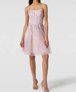 Luxuar Cocktailkleid Mit Stola - Mauve