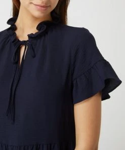 DKNY Kleid Mit Rüschen - Dunkelblau -Vera Wang Shop 755jij249h3kmcq19d64alik9l0kgihj9oqkukqi65938hi2al638ii86d3l2hae70o3ala4a8q4kea96co30cpp74r6ad9i61i62c1k69ij4o9p70ojec1g70s3ioj2c8s6apg