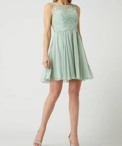 Laona Cocktailkleid Mit Floralen Stickereien Und Ziersteinen - Mint