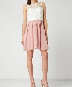 Laona Cocktailkleid Mit Floralen Stickereien - Mauve