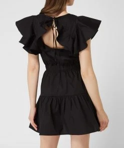 Designers Remix Minikleid Mit Volantärmeln Modell 'Celia' - Schwarz -Vera Wang Shop 890jahae9gs4ehhg64s3ehac6d5kgiqf9h1lcchm9hal2jak9p84cl2la0qjckih7134ckhp6h54ml228d3m6opi6ph3ccpl75hjcphkchgj8e346kq64or56dgmapj56dim6dg