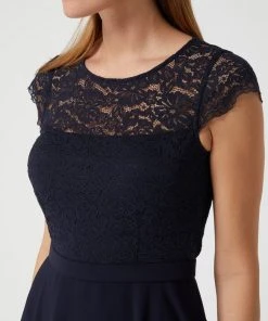 V.M. Cocktailkleid Aus Floraler Spitze Und Chiffon - Marineblau -Vera Wang Shop 8964sl2h8sq4miq188ojcd2788o34ga99h946kii65akcjqka0ojidic70pk4ha49op4kkq46db4eiqlal3madpl6kp68d1nc8rmaohk60o66eb161h30d9oc4q64p9k75j30p0