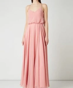 Laona Abendkleid Aus Chiffon Mit Spaghettiträgern - Rosé