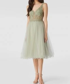 Laona Cocktailkleid Mit Zierperlenbesatz - Mint