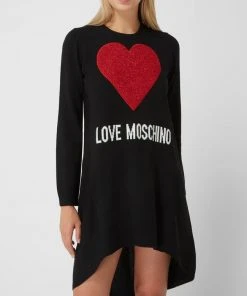 Love Moschino Strickkleid Mit Herz-Stickerei - Schwarz -Vera Wang Shop 8d1j2hq96ork4gi6ad652ki58d852i1k8ss4qkpg91938h1g8hakoh239oqkkjph9gp5akai8la56gqm893m6e1ncoqjaphk74omaohk61hm6e9l6kqm6cj5clh3gdpj64q62d0