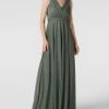 TROYDEN COLLECTION Abendkleid Mit Taillenpasse - Mint