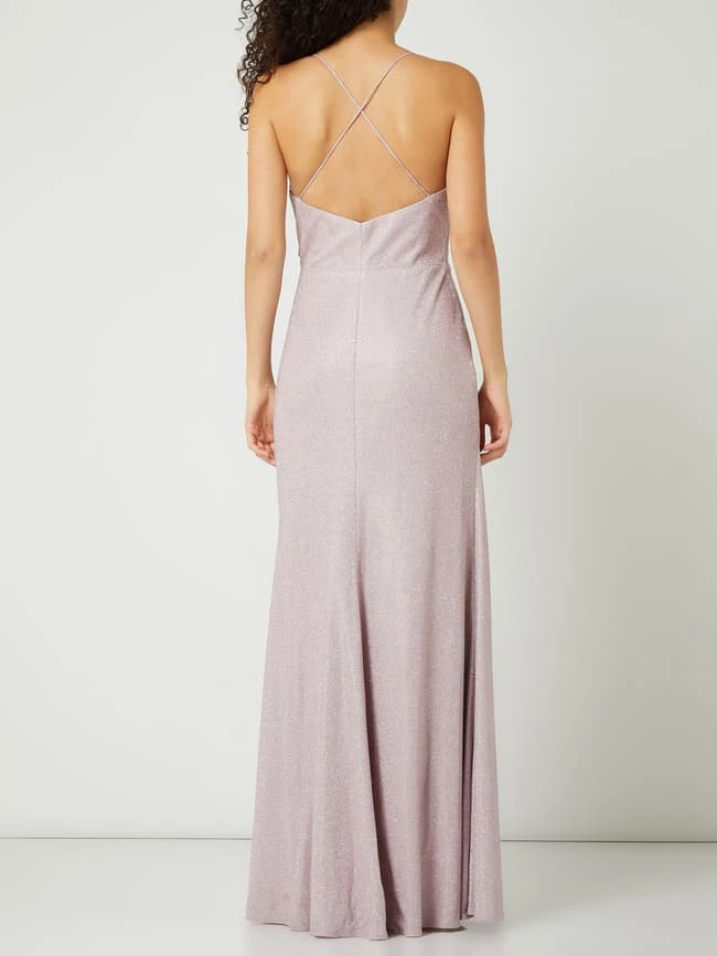 Luxuar Abendkleid Mit Glitter-Effekt Und Ombré - Rosa 4 Luxuar Abendkleid Mit Glitter-Effekt Und Ombré - Rosa – Bild 4