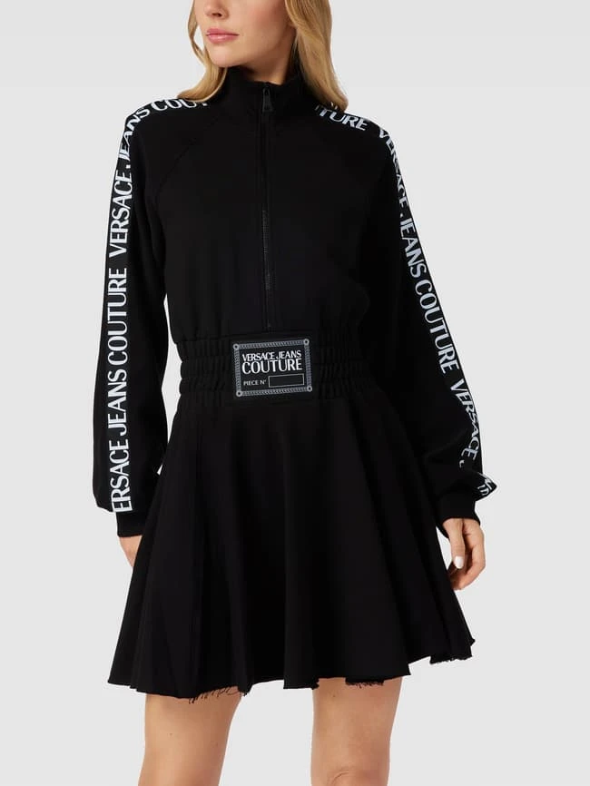 Versace Jeans Couture Kleid Mit Label-Patch - Schwarz 4 Versace Jeans Couture Kleid Mit Label-Patch - Schwarz – Bild 4