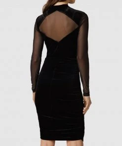 MbyM Knielanges Kleid Mit Transparentem Obermaterial Modell 'Sachi' - Schwarz -Vera Wang Shop 8ks34hhl6ssk6gqb64ol2eac9os4qjq9a573cl2i6p54okia9524mdhi854j2l9ia18k8jai8t0j6d9m913jidhh75h3epb6cgp66opkc5im2eb16hhj0e1k6ti3ac9g6thm6c8