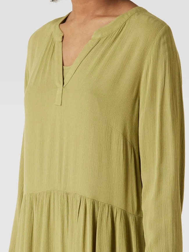 Tom Tailor Langärmeliges Minikleid Aus Viskose - Olivgrün 3 Tom Tailor Langärmeliges Minikleid Aus Viskose - Olivgrün – Bild 3