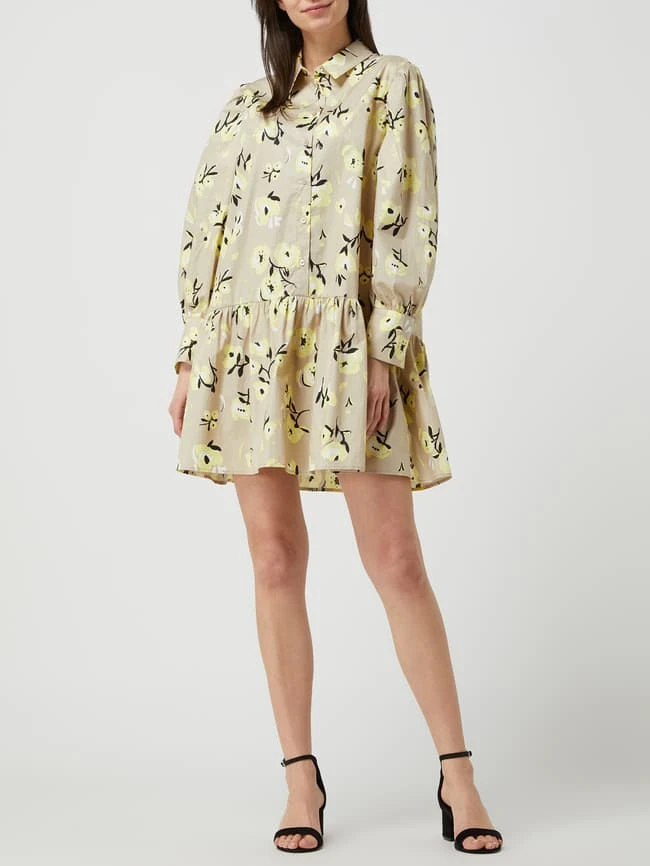 EDITED Minikleid Aus Bio-Baumwolle - Beige 1 EDITED Minikleid Aus Bio-Baumwolle - Beige