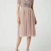 MAYA DELUXE Cocktailkleid Mit Pailletten - Rosé