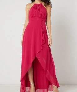 Vera Wang Shop 34 Jake*s Cocktail Abendkleid Aus Chiffon - Pink