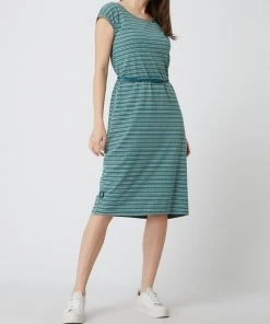ALIFE & Kickin Kleid Mit Bio-Baumwolle Modell 'Melli' - Dunkelgrün