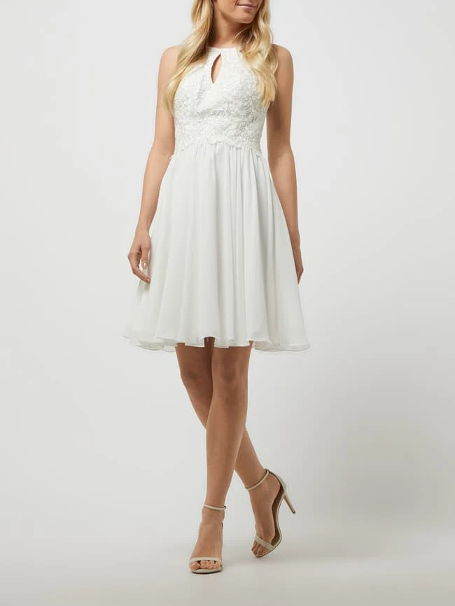 Luxuar Brautkleid Aus Chiffon - Offwhite 1 Luxuar Brautkleid Aus Chiffon - Offwhite