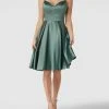 TROYDEN COLLECTION Cocktailkleid Aus Satin - Mint