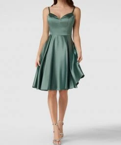 TROYDEN COLLECTION Cocktailkleid Aus Satin - Mint