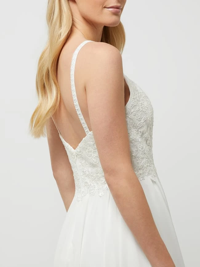 Luxuar Brautkleid Aus Chiffon - Offwhite 6 Luxuar Brautkleid Aus Chiffon - Offwhite – Bild 6