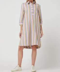 Christian Berg Woman Blusenkleid Mit Streifenmuster - Grün