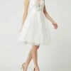 Luxuar Brautkleid Aus Tüll Mit Stickereien - Offwhite