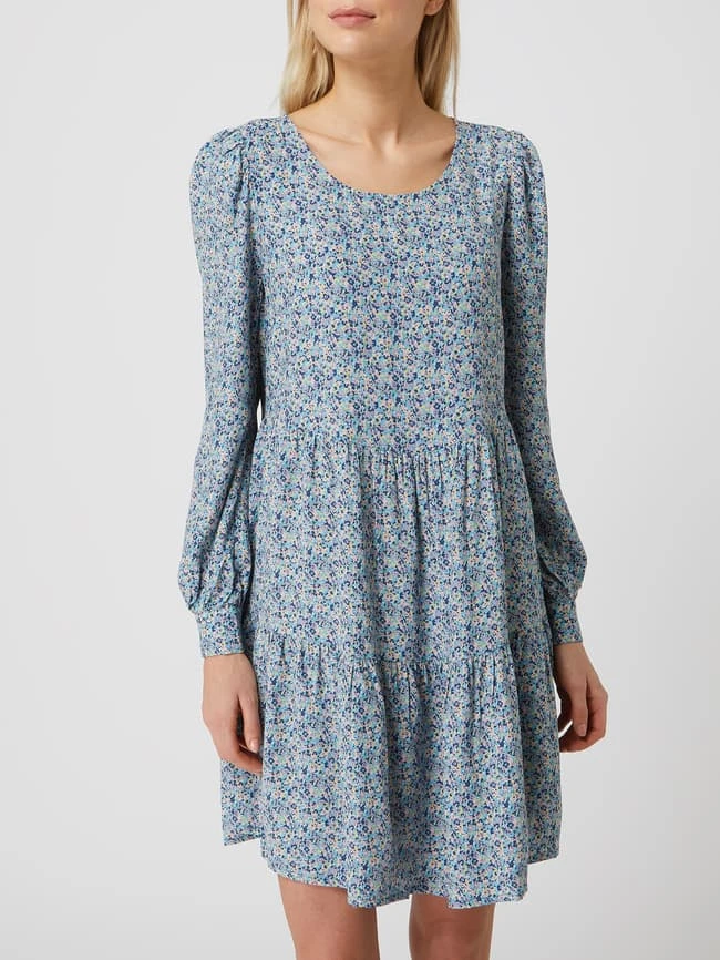 Only Kleid Aus Viskose Modell 'Emilia' - Bleu 4 Only Kleid Aus Viskose Modell 'Emilia' - Bleu – Bild 4